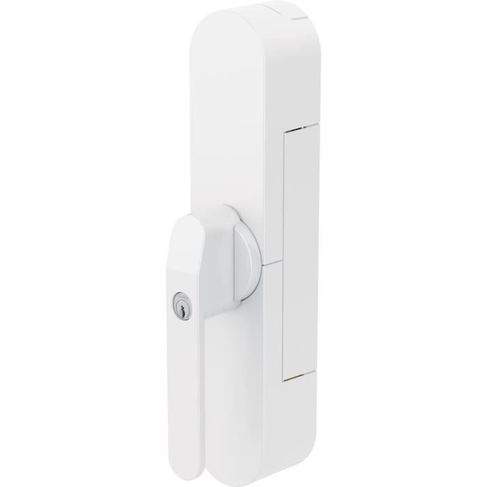 Verrou de sÈcuritÈ porte de terrasse - ABUS - WINTECTO One FCA4100 W - Technologie SmartXô, capteur d'alarme 3D, contrÙle via appli