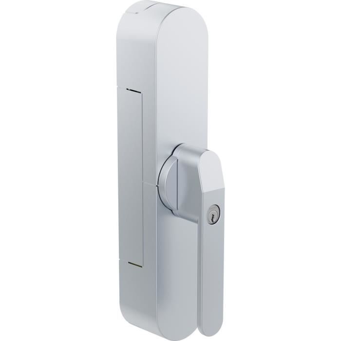 Verrou de sécurité porte de terrasse - ABUS - WINTECTO One FCA4100 S - Technologie SmartX, capteur d'alarme 3D, contrôle via appli
