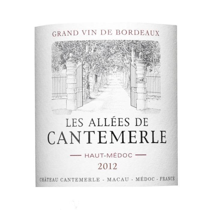 Les AllÈes de Cantemerle 2019 Haut MÈdoc - Vin rouge de Bordeaux