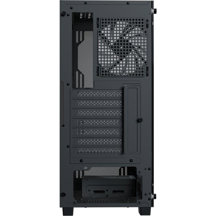 Boitier PC sans alimentation - AEROCOOL B509A Flow - ACCM-BD02063.11 - Moyen tour - Format ATX - Noir