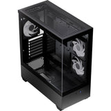 Boitier PC sans alimentation - AEROCOOL P500D - ACCM-PN06033.11 - Moyen tour - Format ATX - Noir