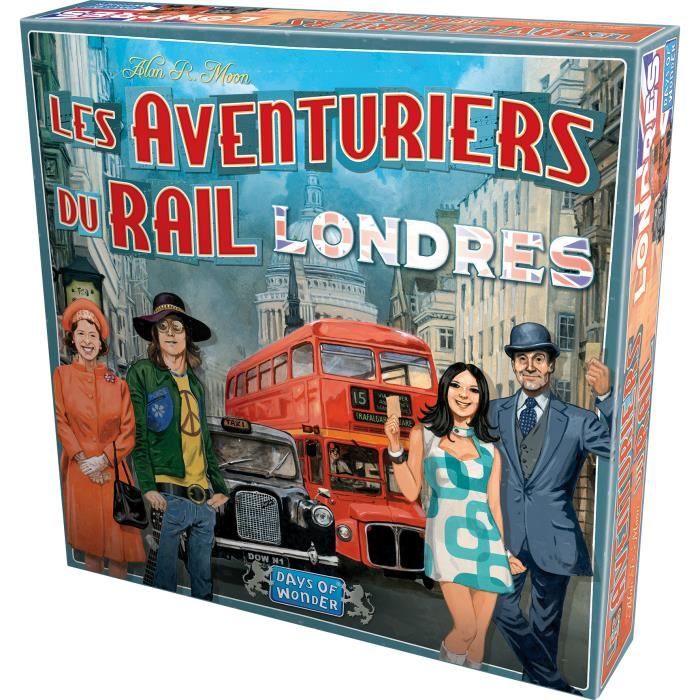 Days of Wonder | Les Aventuriers du Rail : Londres | Jeu de société | a partir de 8 ans | 2 a 4 joueurs | 10 a 15 minutes