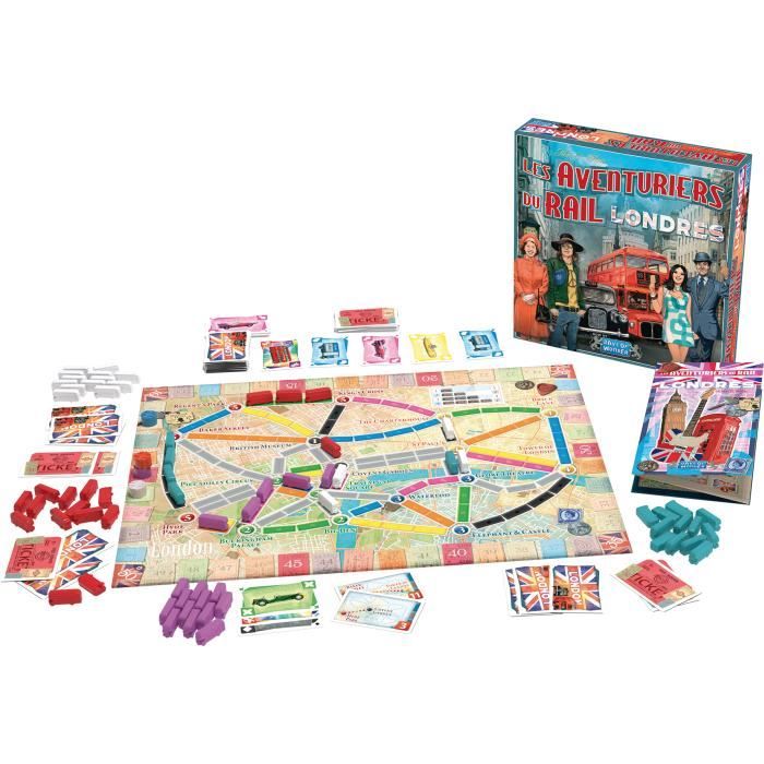 Days of Wonder | Les Aventuriers du Rail : Londres | Jeu de société | a partir de 8 ans | 2 a 4 joueurs | 10 a 15 minutes