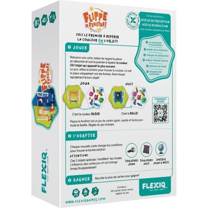 Asmodee - Flippe la Fenetre - Jeu de rapiditÈ et d'observation