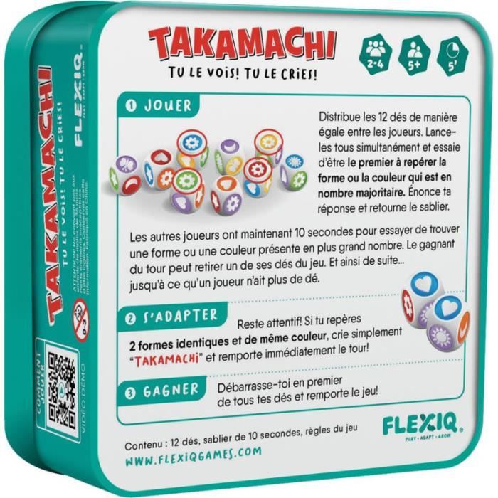 Asmodee - Takamachi - Jeu de dÈs - Observation et rapiditÈ - Moins de 30 min - Des 5ans