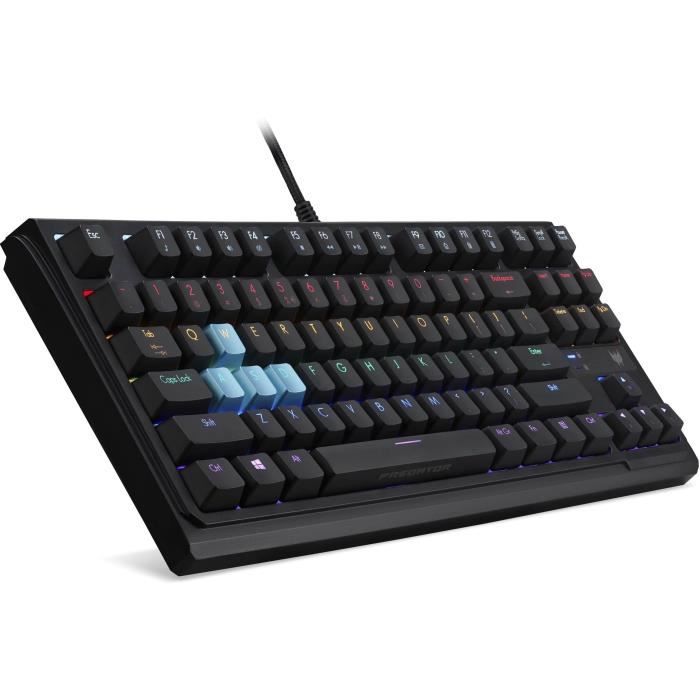 Clavier gamer mécanique RGB - ACER PREDATOR - Aethon 301 TKL - Rétroéclairage LED