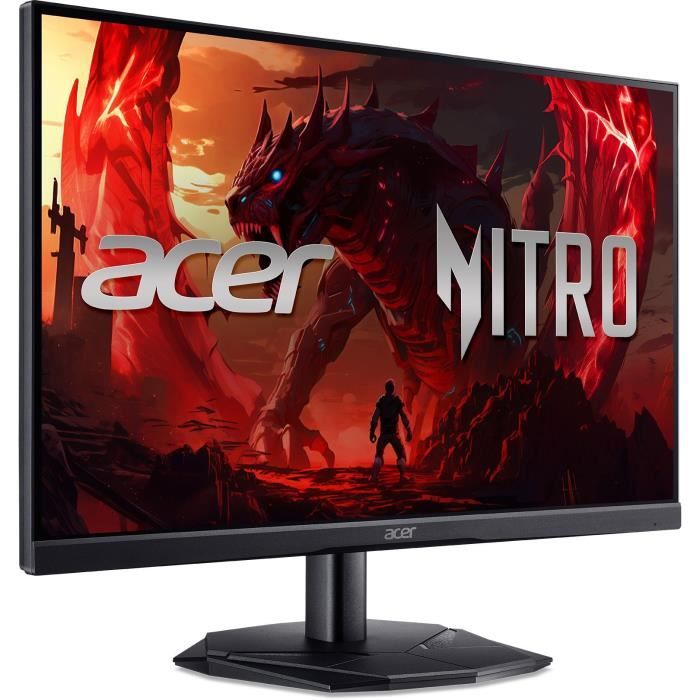 Ecran PC Gamer - ACER - 23,8 - FHD - 180Hz - Dalle VA - 0,5ms - UM.QX1EE.310