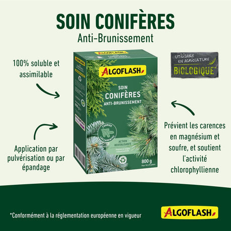 ALGOFLASH Soin coniferes - Anti-brunissement - 800 g