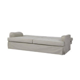 LUZ CanapÈ convertible - Tissu Beige - L 206 x P 95 x H 81 cm
