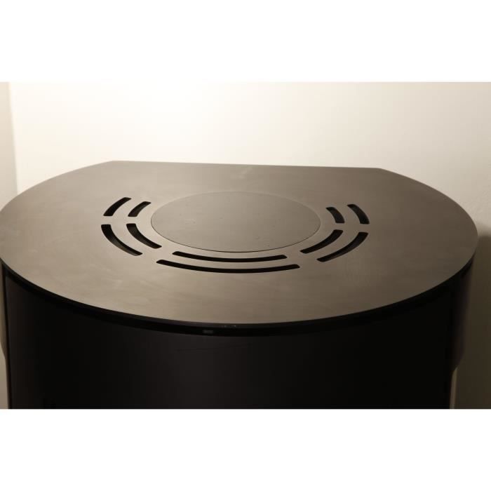 Poele a bois suspendu - ADURO 9.4 - 50295 - 6 KW - Noir