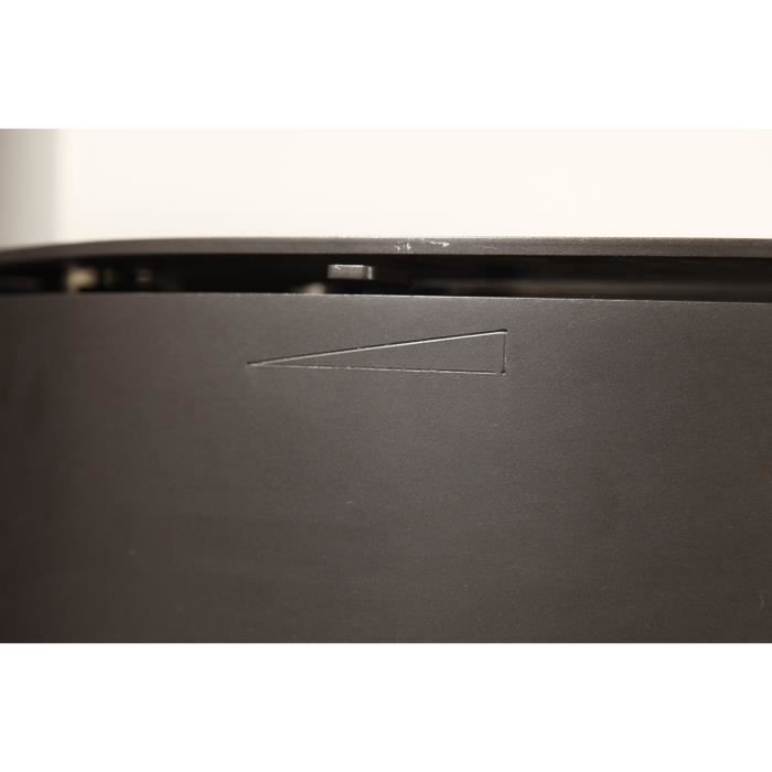 Poele a bois suspendu - ADURO 9.4 - 50295 - 6 KW - Noir