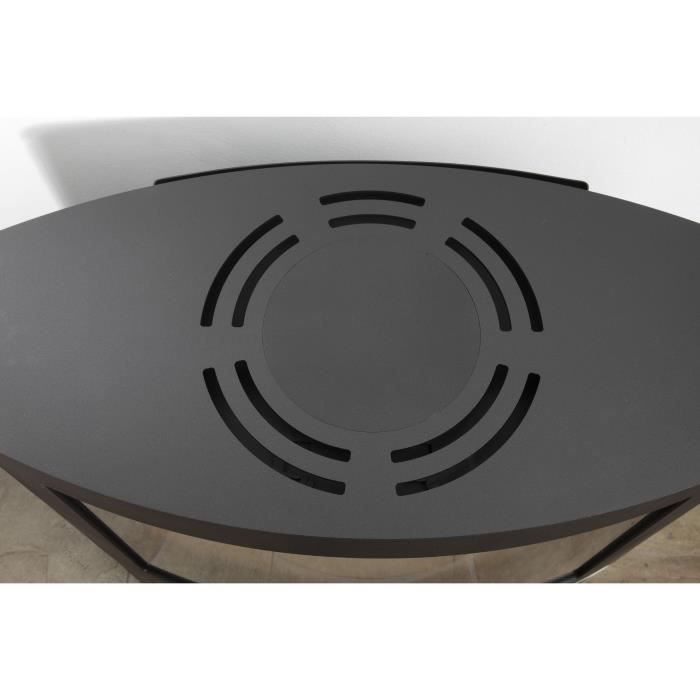 Poele a bois - ADURO 15 - 50551 - 6,5 KW - Noir