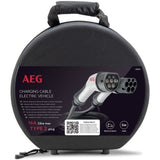 Câble de charge véhicules électriques & hybrides - AEG - Type 2 - Câble triphasé 16A 480V AC - Jusqu a 11Kw - Longueur : 5m