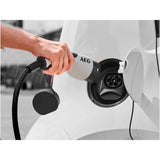 Chargeur portable véhicule électrique & hybride - AEG - Type 2 - Monophasé, 16A, 230V AC - Prise secteur 230V européen - L : 5m.