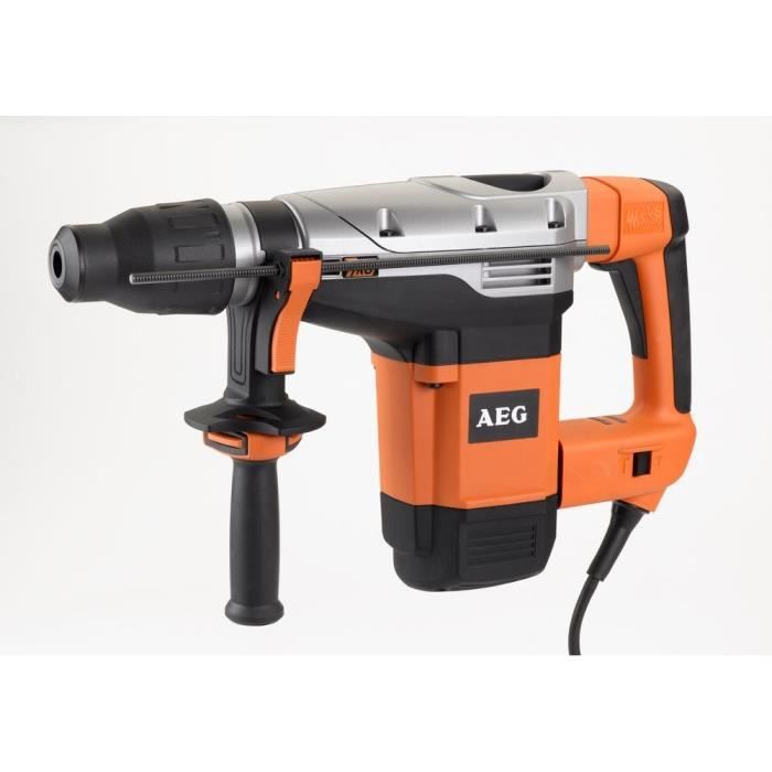 AEG - Perforateur burineur SDS Max 1500 W, 10,5 Joules EPTA, poignée, graisse, en coffret  - KH7E