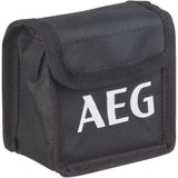 AEG - Niveau laser croix, portÈe 20 m, laser vert, 2 lignes, avec 1 adaptateur, 2 piles AA, 1 pochette de rangement - CLG220-B