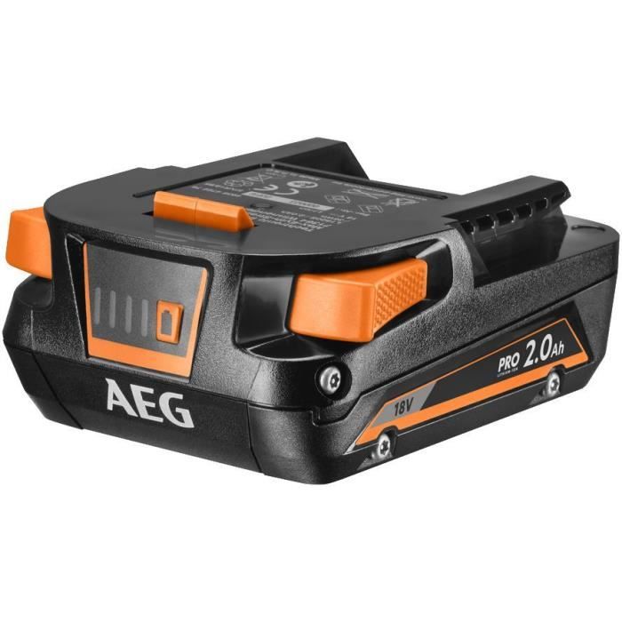 AEG - 1 batterie Pro lithium 18V 2,0 Ah  - L1820S