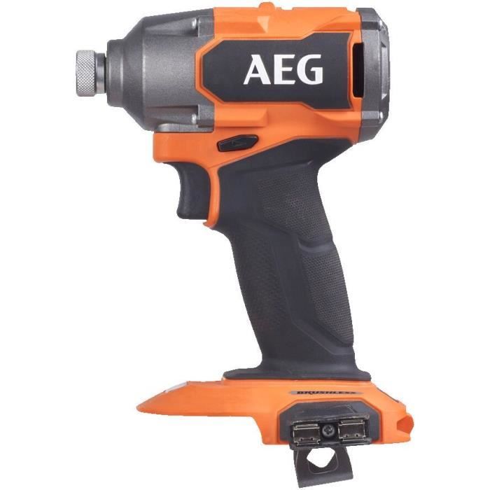 AEG - Visseuse a chocs 18V BRUSHLESS 350 Nm, 2900 tr/min, 0 a 4200 cps/min, réception Hex 1/4 - Livrée sans batterie - BSS18C3B3-0