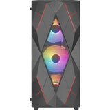 Boîtier PC - AEROCOOL - Volcan G v1 (Noir) - Moyen tour - Format ATX - Sans alimentation