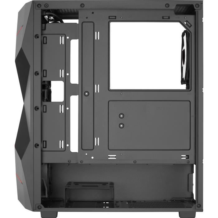 BoÓtier PC - AEROCOOL - Volcan G v1 (Noir) - Moyen tour - Format ATX - Sans alimentation