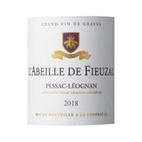 Magnum L'abeille de Fieuzal 2018 Pessac-Léognan - Vin rouge de Bordeaux