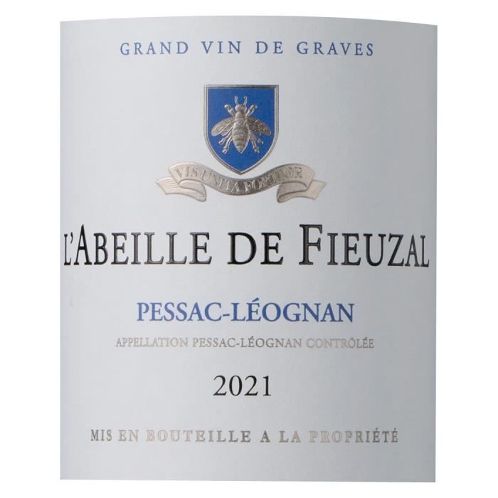 L'Abeille de Fieuzal 2021 Pessac-LÈognan - Vin blanc de Graves