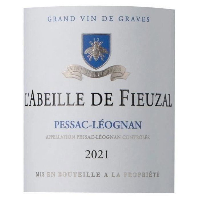 L'Abeille de Fieuzal 2023 Pessac-Léognan - Vin blanc de Graves