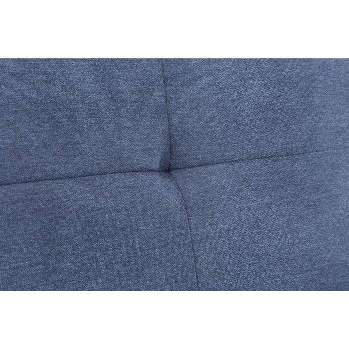 Canapé convertible - 3 places - AGATHE - Tissu Bleu Chambray - 180 x 74 x 72 cm