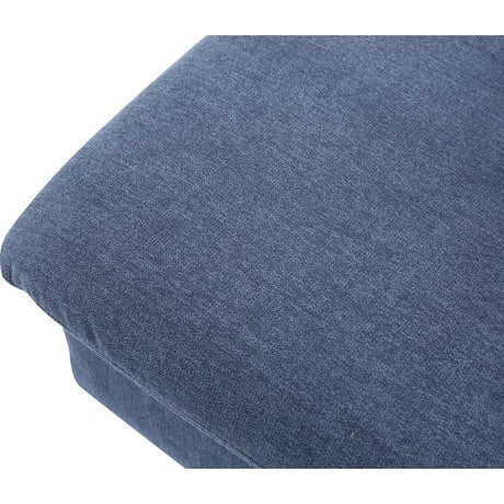 Canapé convertible - 3 places - AGATHE - Tissu Bleu Chambray - 180 x 74 x 72 cm