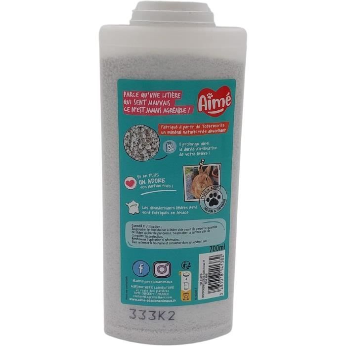 Hygiene rongeur - AIME - Désodorisant litiere - Eucalyptus - 700 ml - 100% naturel
