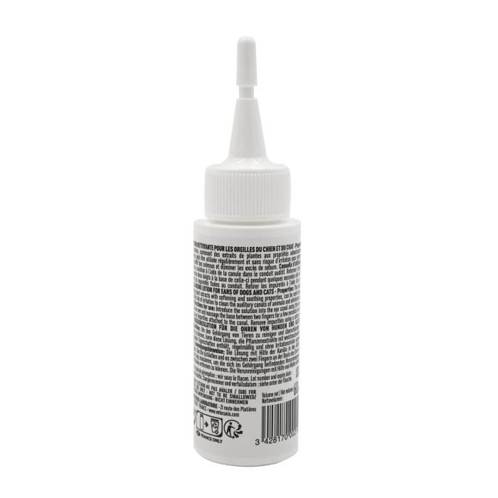 VETOCANIS Nettoyant Oreille pour Chat et Chien 60ml