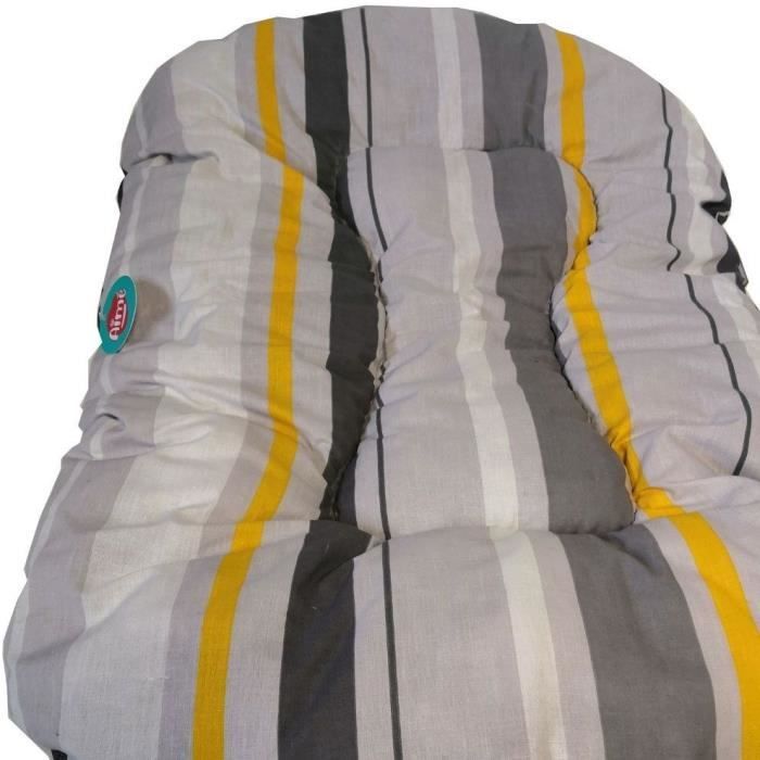 Couchage pour chien - AIME - Coussin Oval - 90 cm - Gris