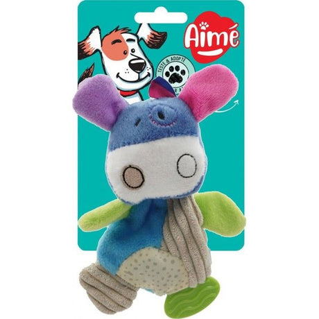 Jouet peluche - AIME - Vache - Écologique - Doux - 16 cm