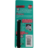 Collier pour chat - AIME - Velours Noir - Nylon, motifs rouges/blancs, grelot argenté