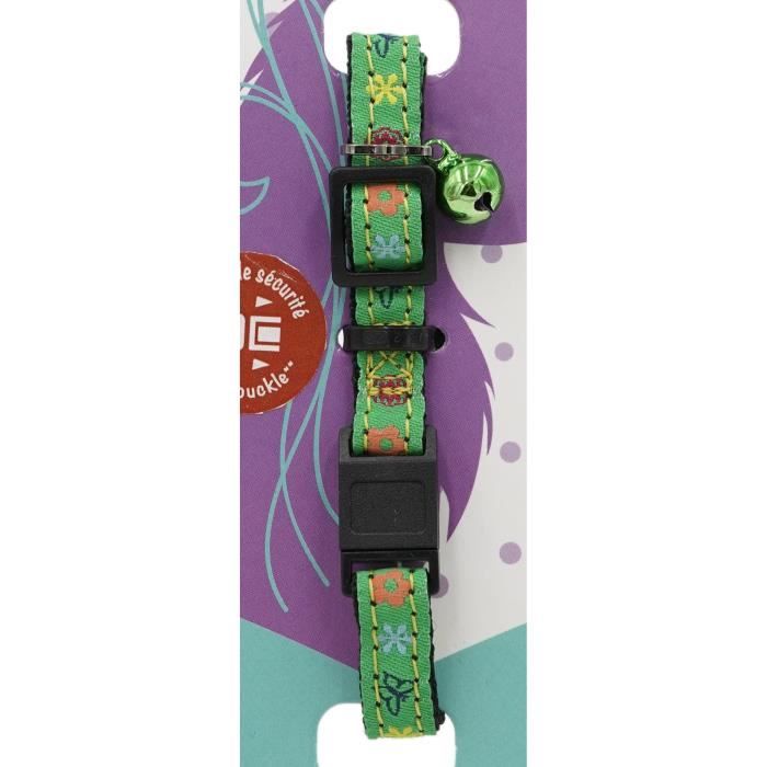 Collier pour chat - AIME - Spring - Ajustable - Cuivré, grelot argenté