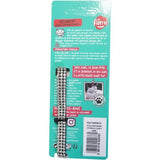 Collier pour chat - AIME - Ajustable 18-28 cm - Nylon avec grelot en argent - Noir strass