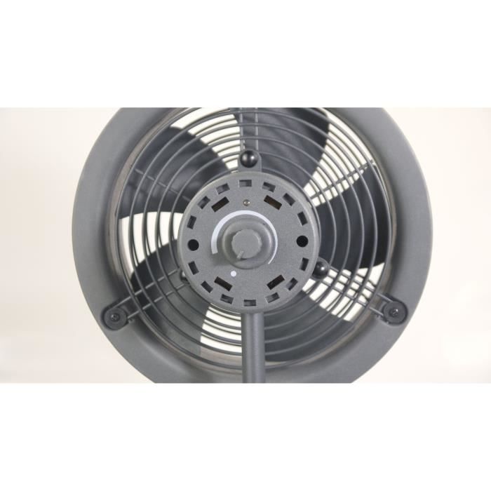 Ventilateur de table - AIR AND ME - Noas - 32 W - Ø 20 cm - Compact - Avec variateur de vitesses - Noir