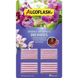 ALGOFLASH Engrais pour orchidées - 20 bâtonnets - Action jusqu'a 3 mois