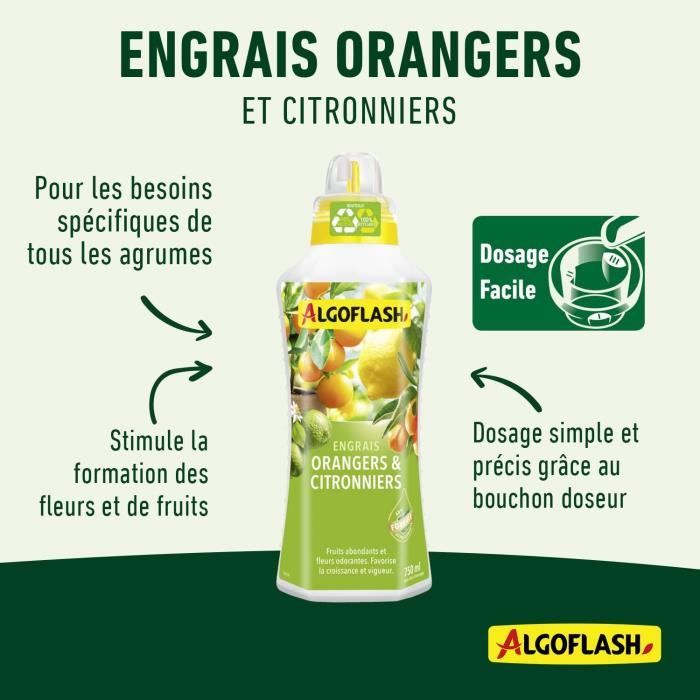 Engrais Orangers et Citronniers 750 mL