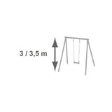 Anneaux métal pour portique 3 m - 3,5 m Trigano
