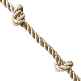 Corde d'escalade avec nuds pour balançoire TRIGANO - Pour enfants de 3 à 12 ans - Longueur 3,15 m