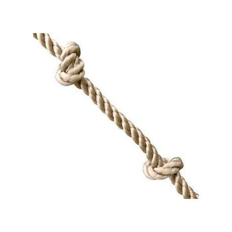 Corde d'escalade avec noeuds pour balançoire TRIGANO - Pour enfants de 3 a 12 ans - Longueur 3,15 m