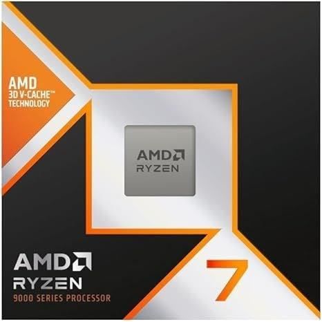 Processeur - AMD - Ryzen 7 9800X3D - 4.7 GHz, 8 coeurs, 104 MB L2 & L3, AM5