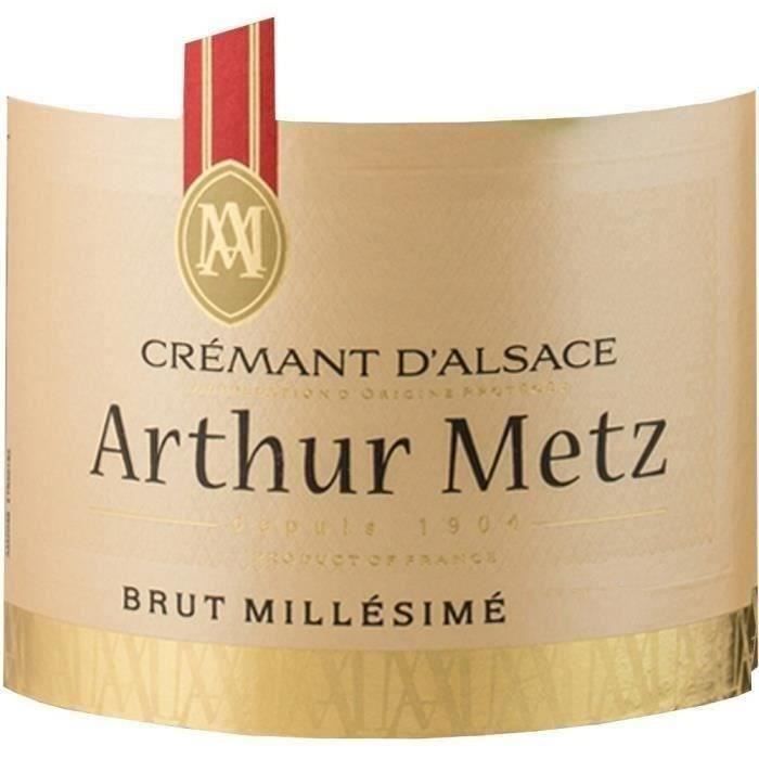 Arthur Metz Millésimé Brut - Crémant d'Alsace 2023