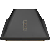 Hotte retro décorative murale - AMICA - OKC6212RA - 76/104 x 60 x 50 cm - Noir