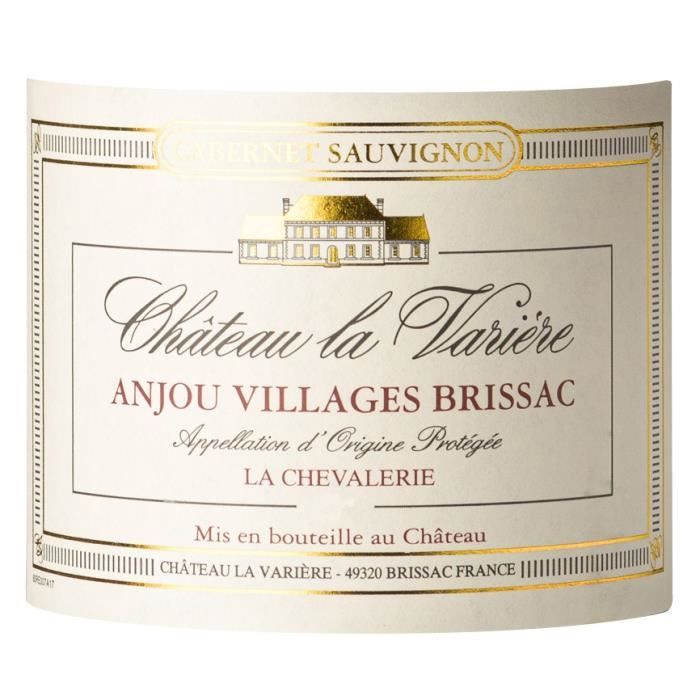 Château la Variere La Chevalierie 2017 Anjou Villages Brissac - Vin rouge de la Loire