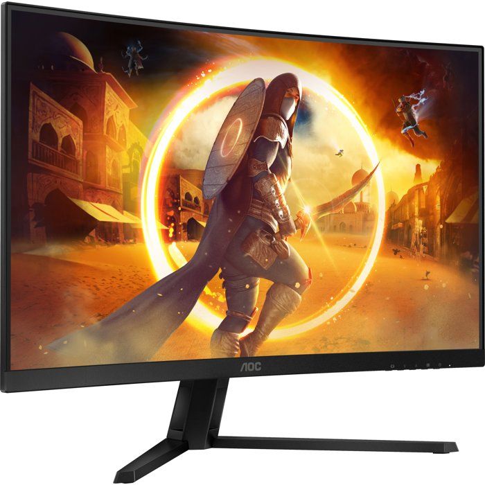 Ecran PC incurvé Gamer - AOC - 32'' - QHD - 180Hz - Dalle Fast VA - 0,5ms - CQ32G4VE