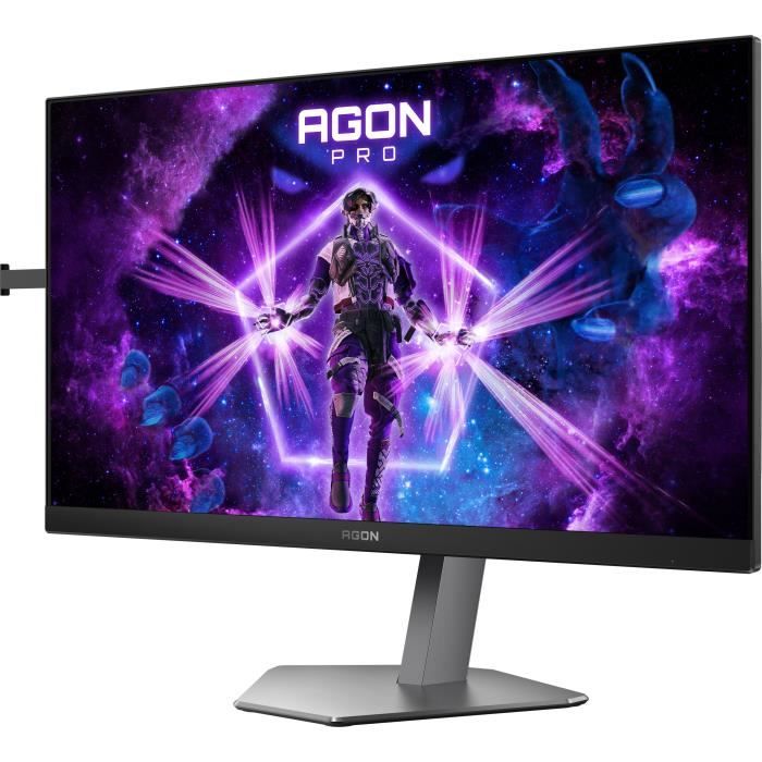 …cran PC - AOC - AG256FS - 24,5 FHD - Dalle IPS - 390Hz - 0,3ms - Ajustable en hauteur - 2 HDMI 1 DP - Adaptive Sync - Noir