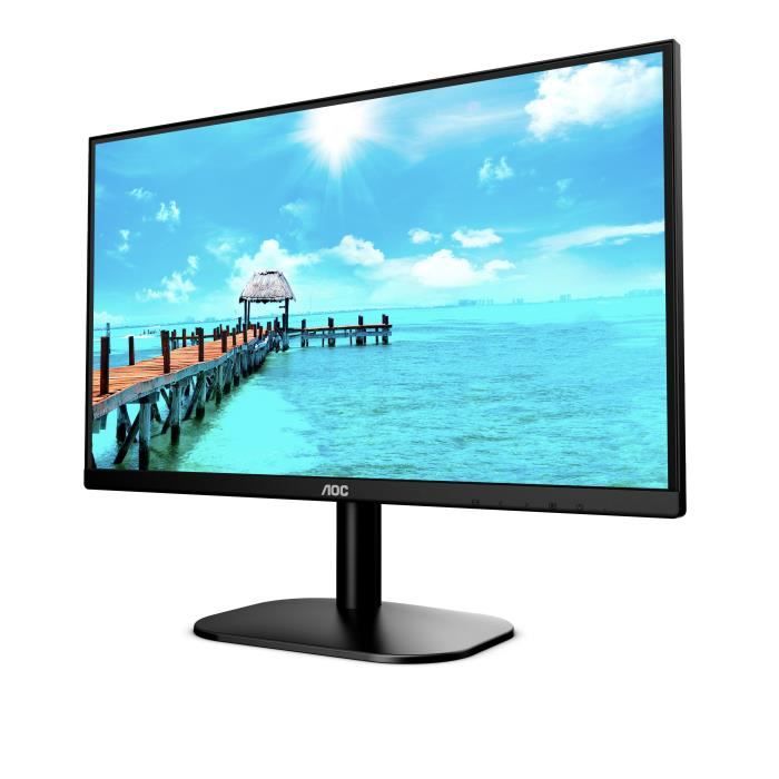 …cran PC - AOC 24B2XH - 23,8 FHD - Dalle IPS - 75Hz - 4ms - HDMI/VGA - LowBlue/Flicker-Free - VESA 100x100 - Noir