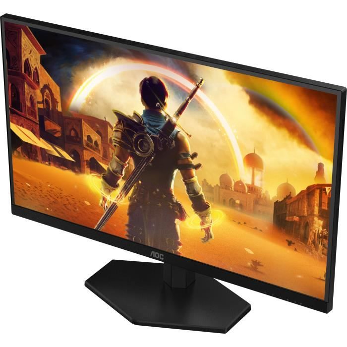 Ecran PC Gamer - AOC - 27 - FHD - 180Hz - Dalle Fast IPS - 0,5ms -  Ajustable en hauteur - 27G42E